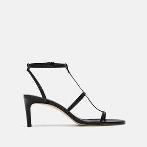 Zara Black Strappy Heels